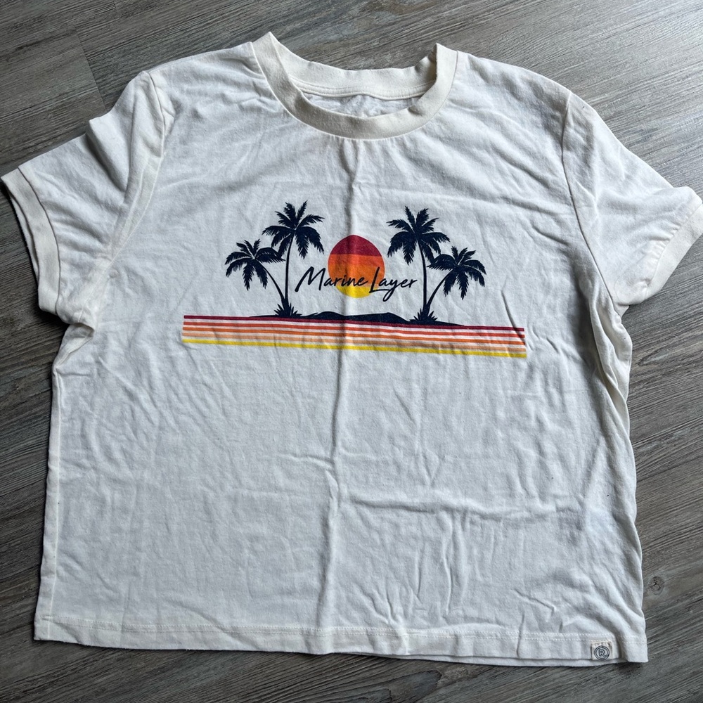 Marine Layer Cream RESPN T-Shirt